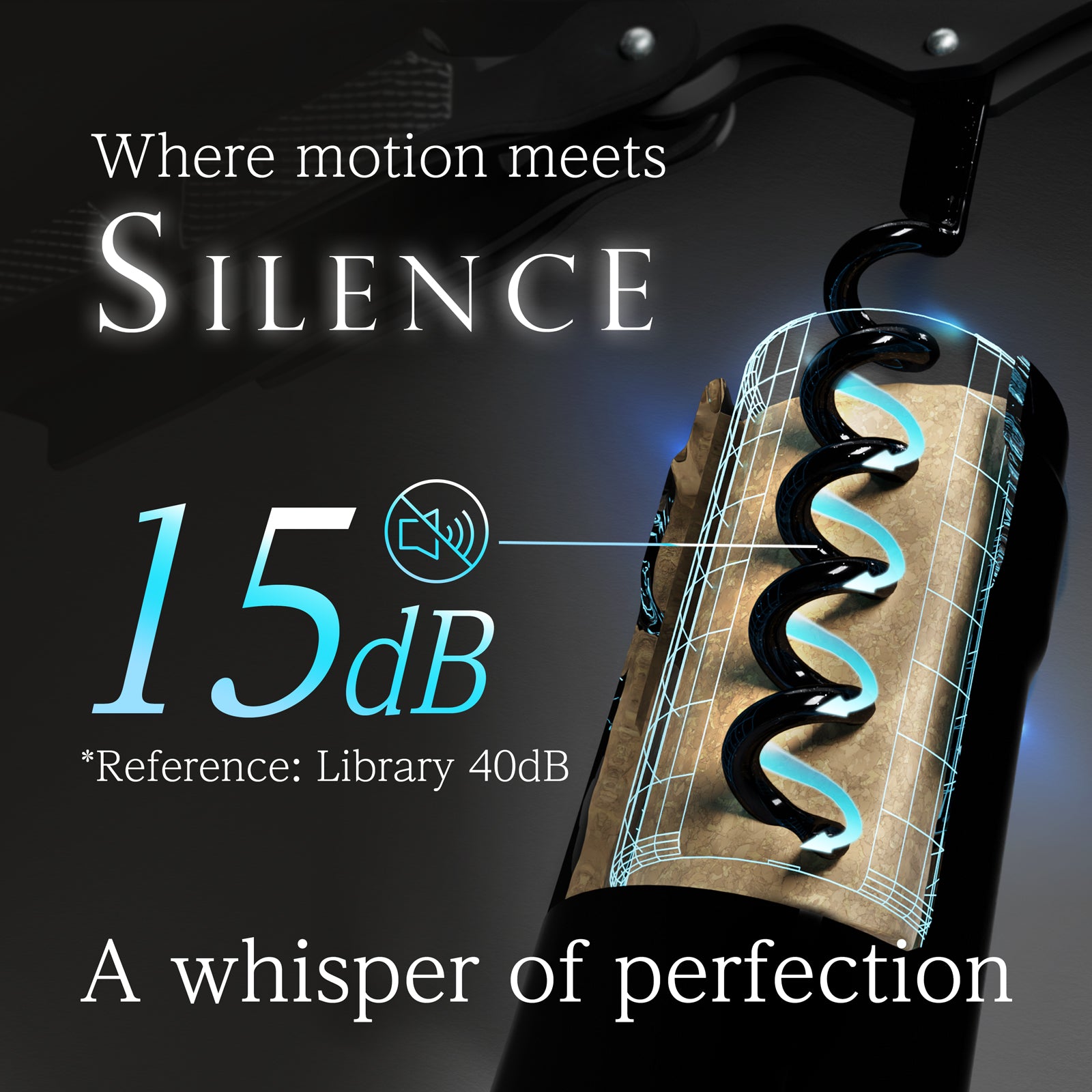 LUSCIOUZ Zero Resistance Corkscrew  (BK) (B)